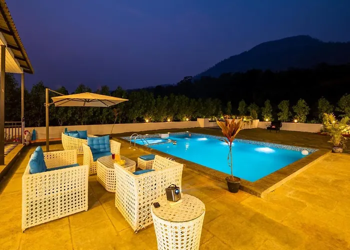 Saffronstays Turquoise Maison - 3Br Pool Villa With Jacuzzi, Bonfire & Fruit Garden Near Lake Kalote, Karjat