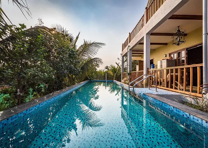 Saffronstays Happy Fields - Swimming Pool Farmhouse With Farm Views, Hammocks & Farm-To-Table Dining Near Pune