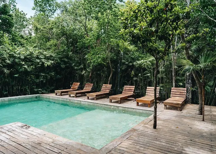 Luxury Villa, Beach Club - Jungle View - Sahara Jade Tulum