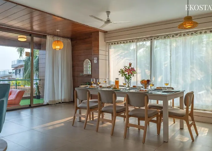 Ekostay Gold- Salt Water Villa I Sea View I 200 Meters From Beach Candolim